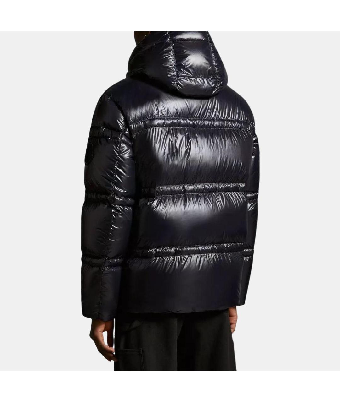 MONCLER Черная полиамидовая куртка, фото 5