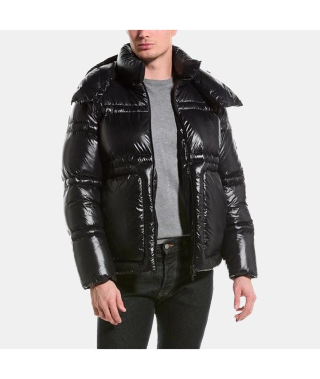 MONCLER Черная полиамидовая куртка, фото 3