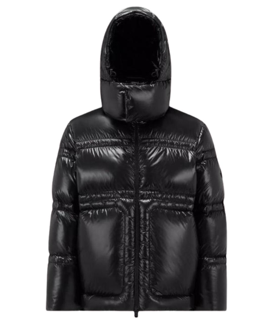 MONCLER Черная полиамидовая куртка, фото 1