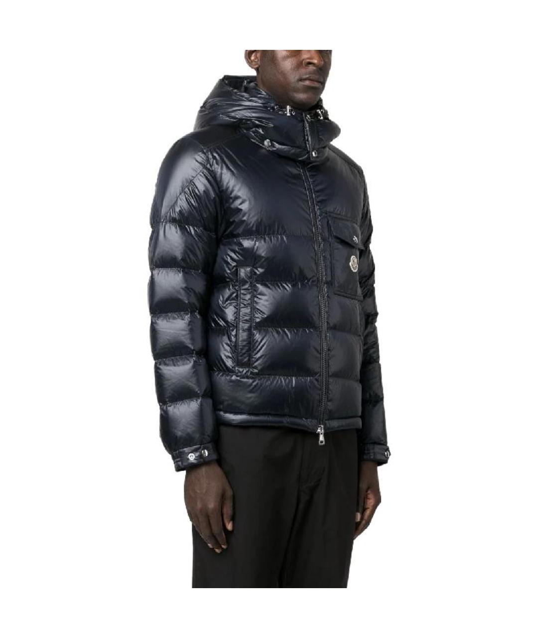 MONCLER Синий пуховик, фото 5
