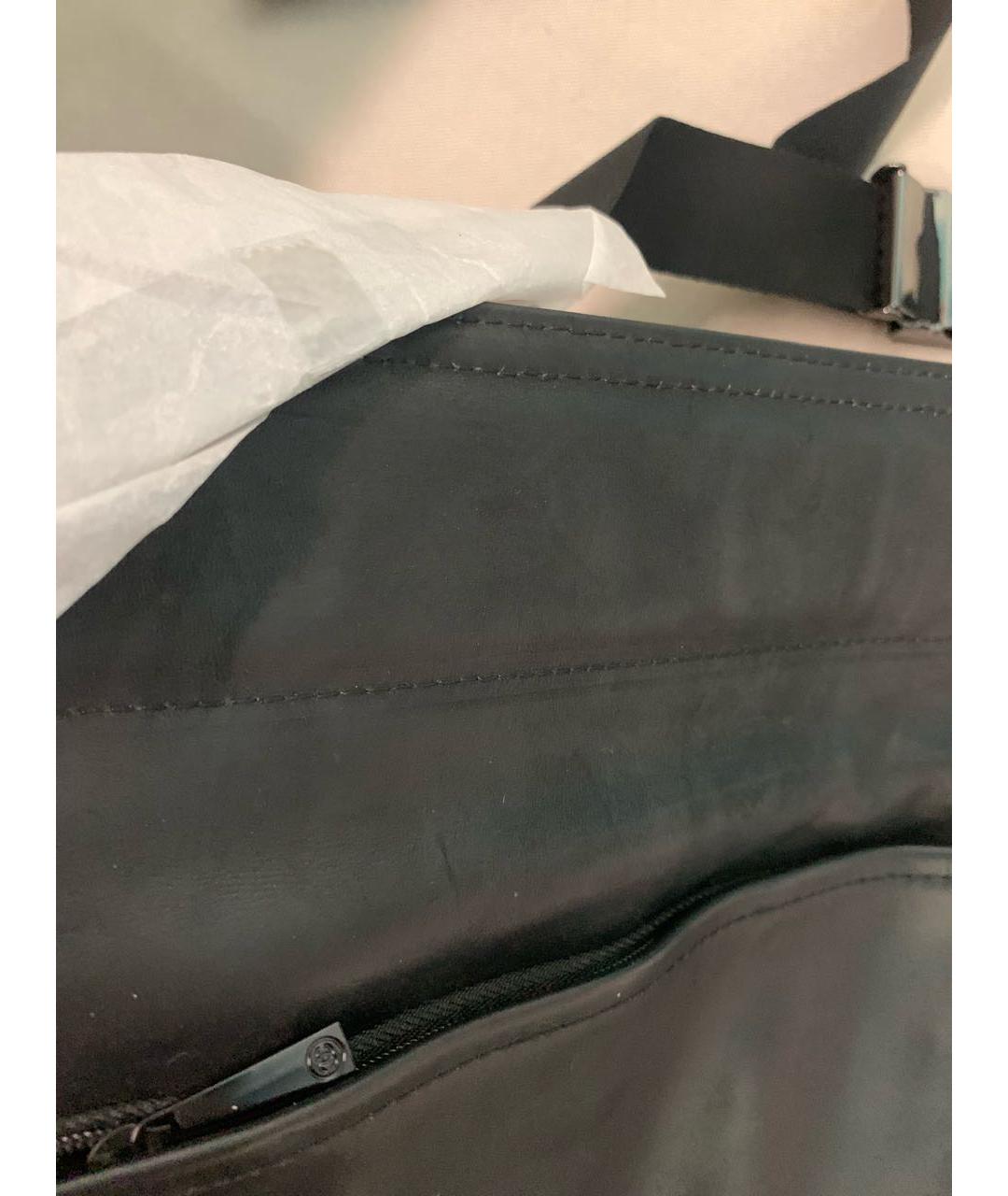 CHANEL BEAUTY Черная кожаная поясная сумка, фото 7