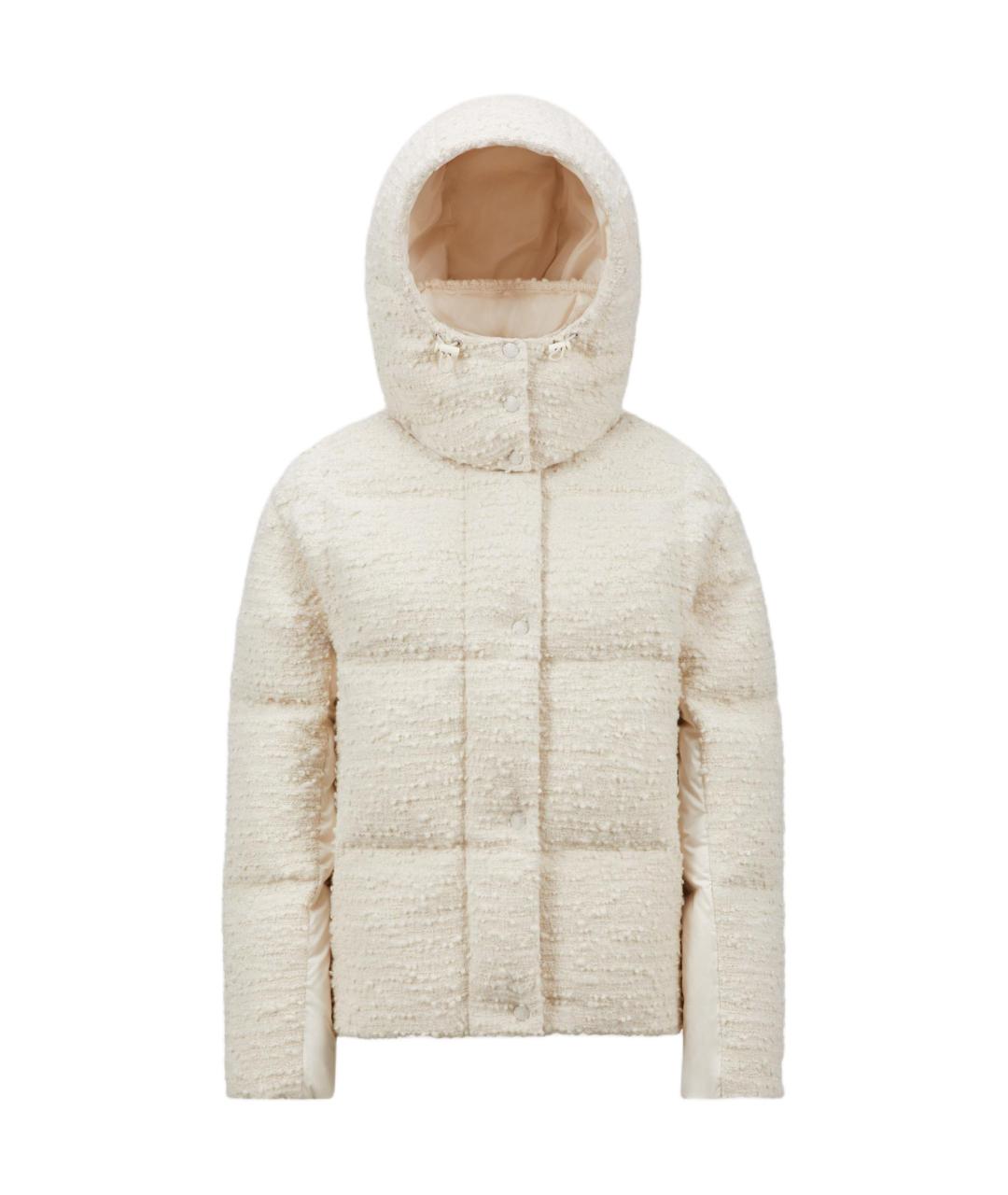 MONCLER Бежевый пуховик, фото 1