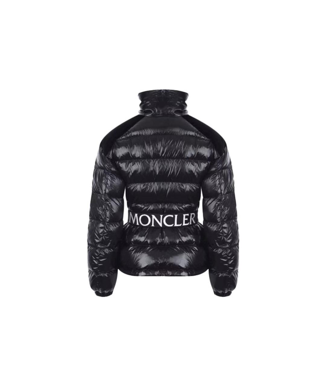 MONCLER Черная полиамидовая куртка, фото 2