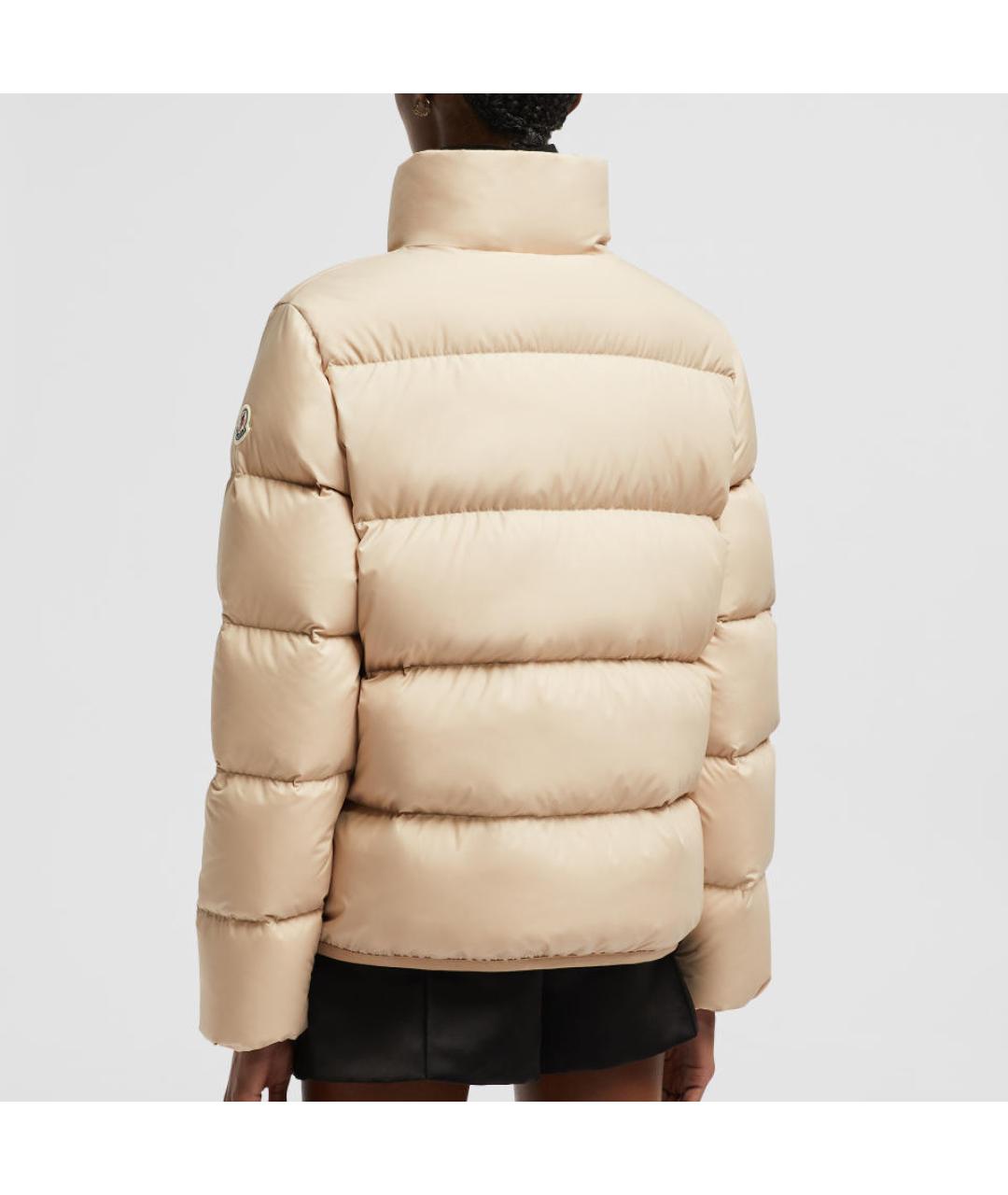 MONCLER Бежевый пуховик, фото 4