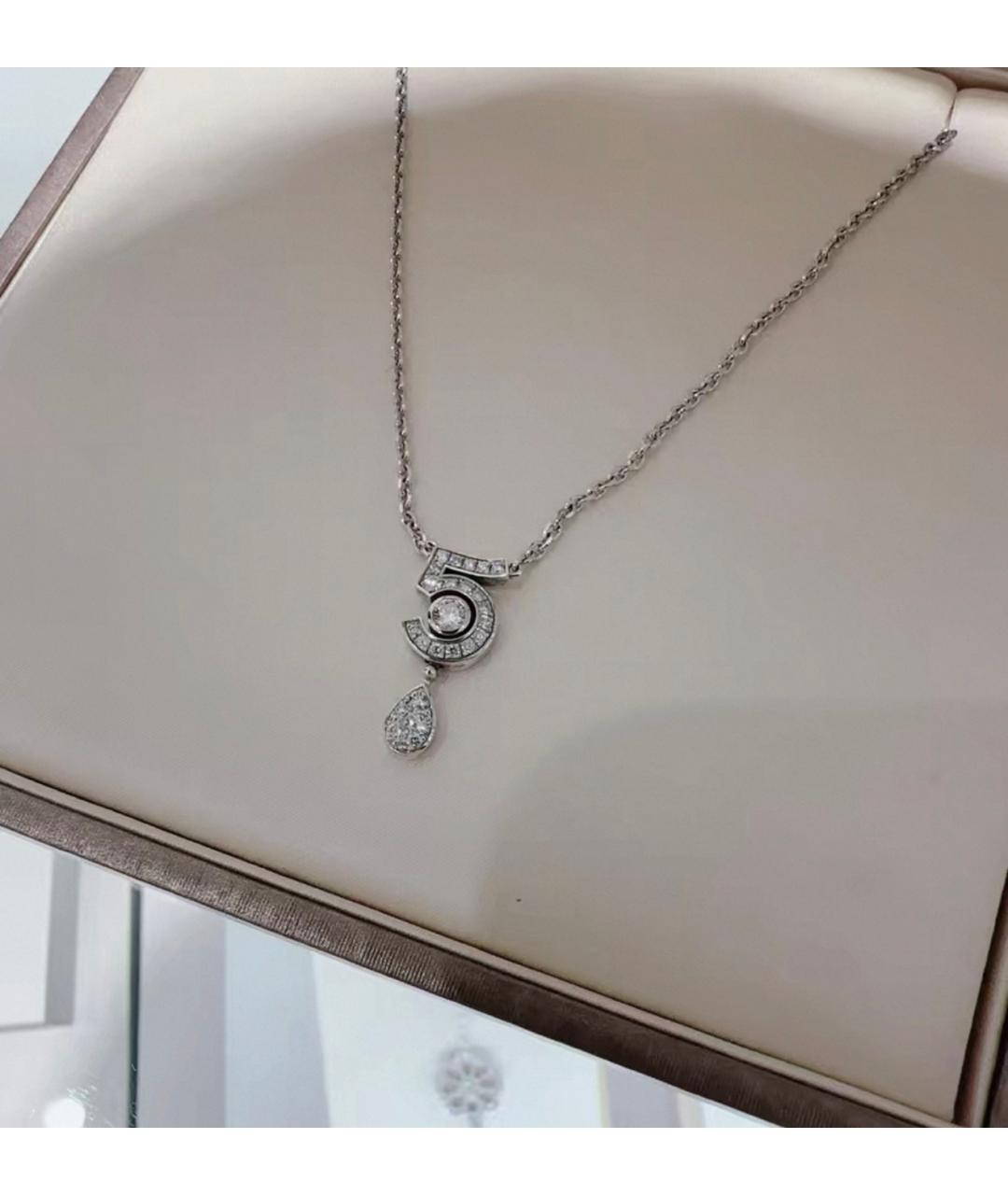 CHANEL Серебряное колье из белого золота, фото 2