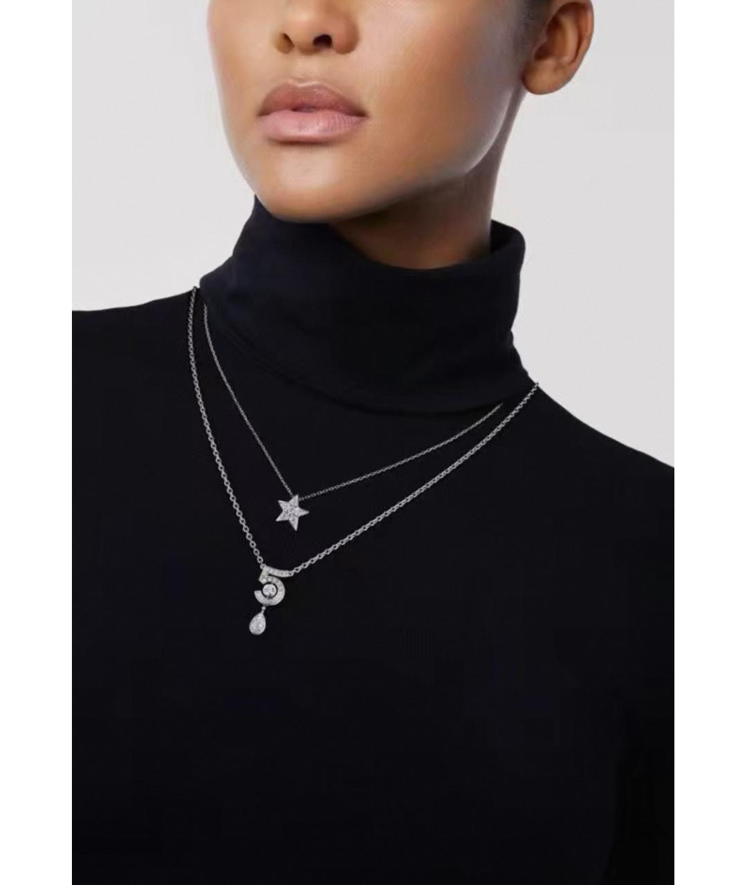 CHANEL Серебряное колье из белого золота, фото 7