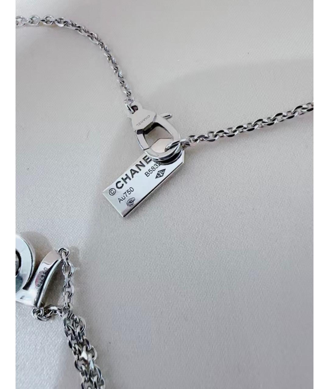 CHANEL Серебряное колье из белого золота, фото 5