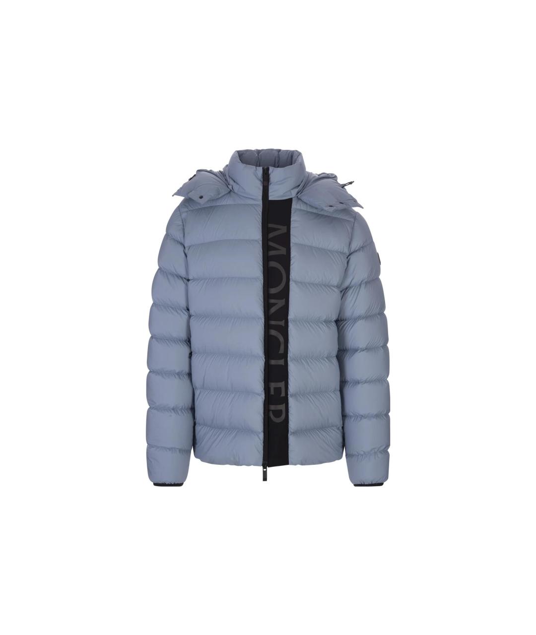 MONCLER Синий пуховик, фото 1