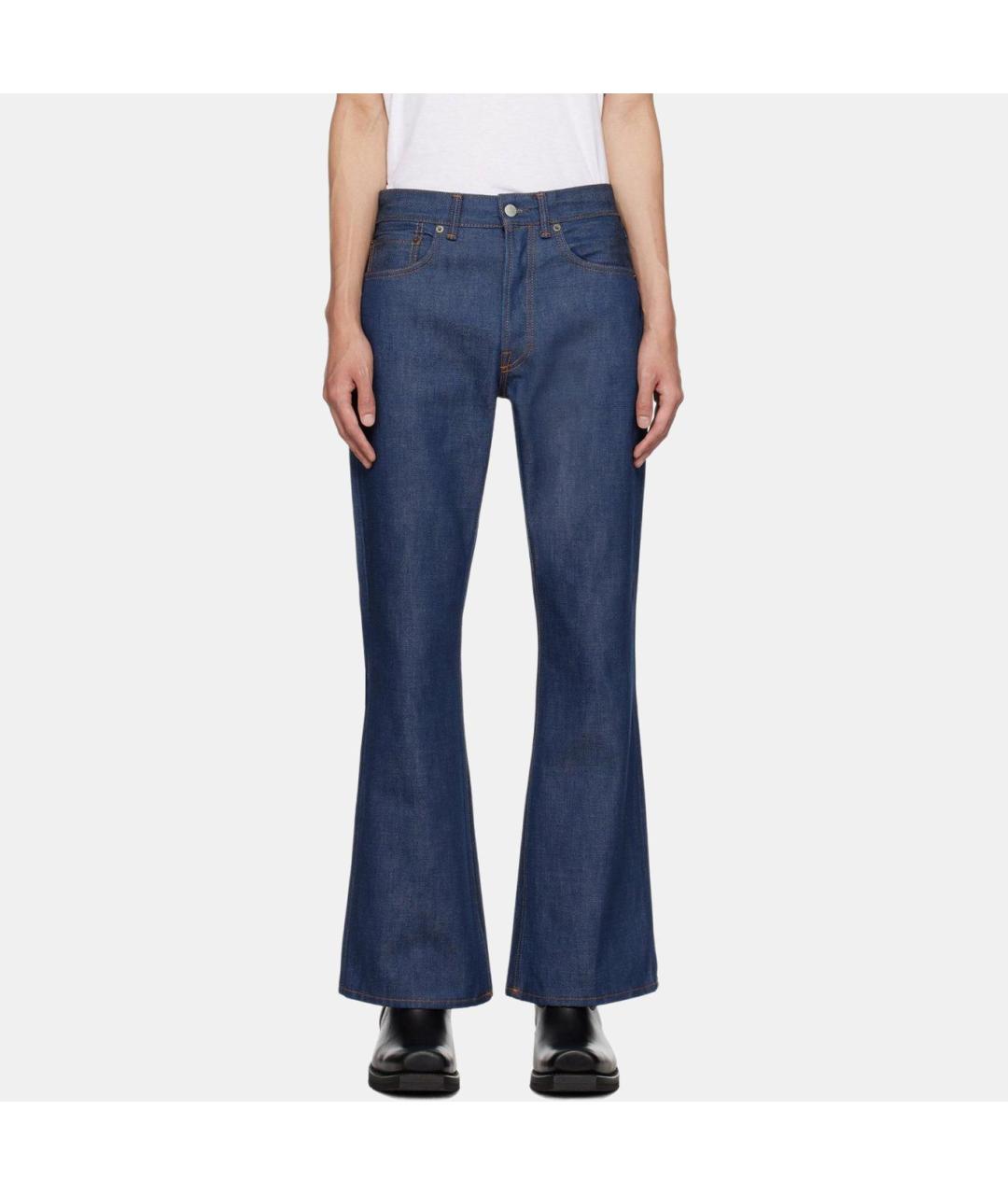 ACNE STUDIOS Синие прямые джинсы, фото 3