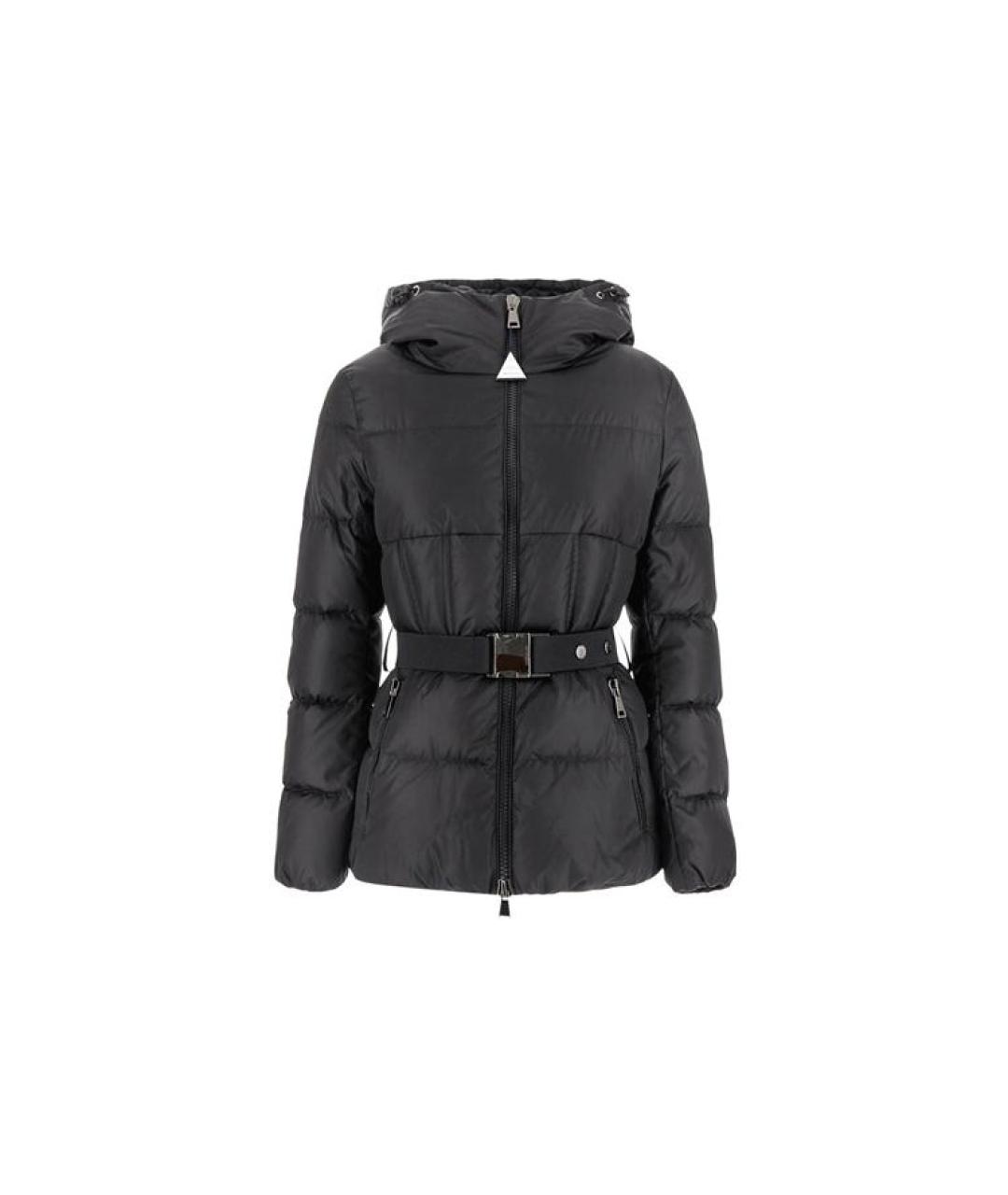 MONCLER Черный пуховик, фото 1
