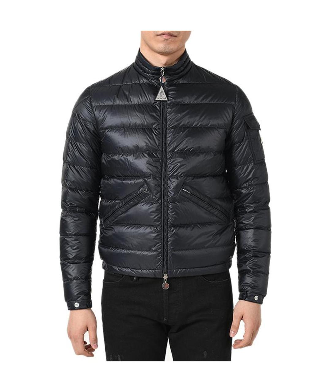 MONCLER Синий пуховик, фото 2