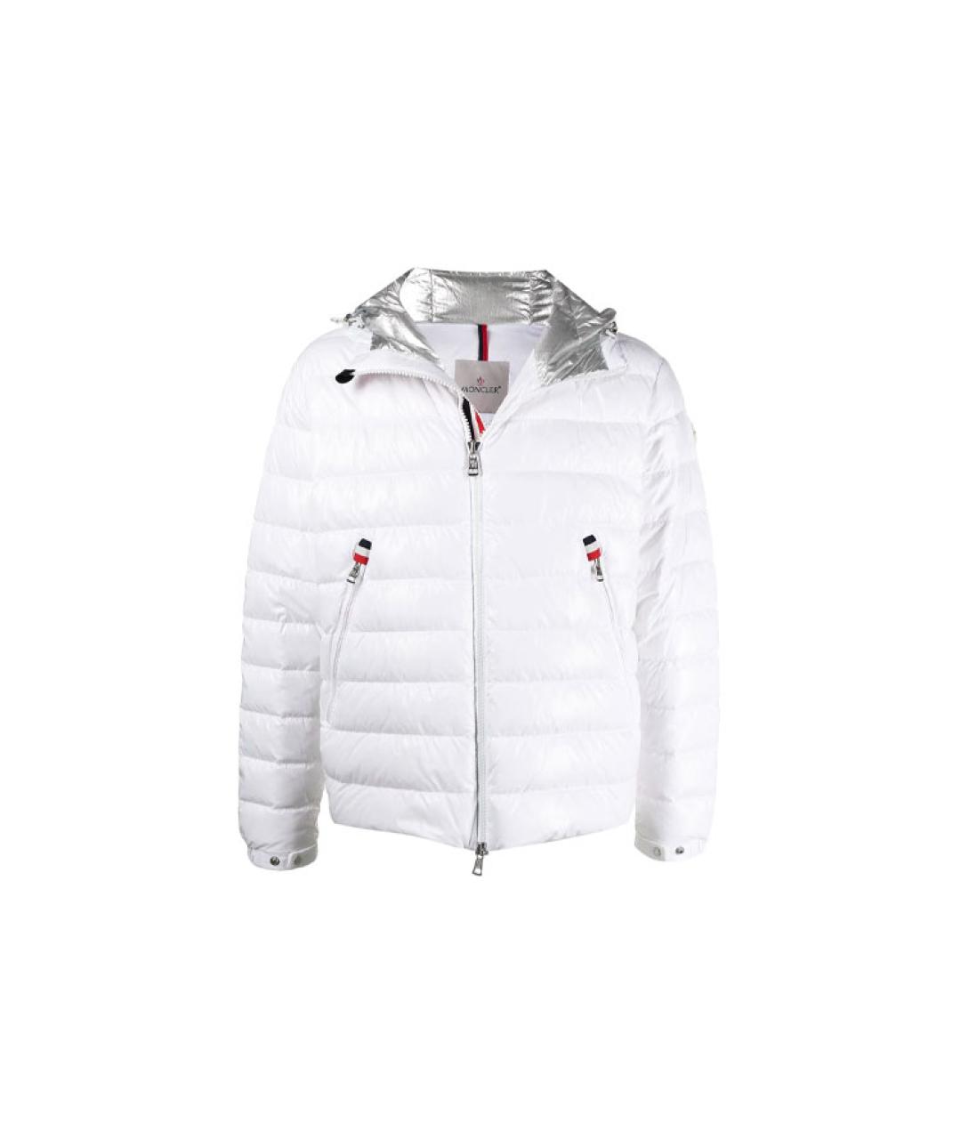 MONCLER Белый пуховик, фото 1