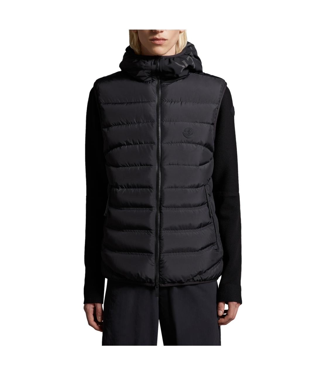 MONCLER Черный жилет, фото 3