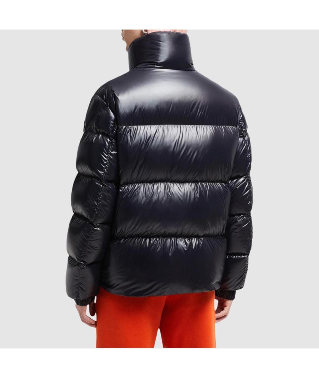 MONCLER Черный пуховик, фото 4
