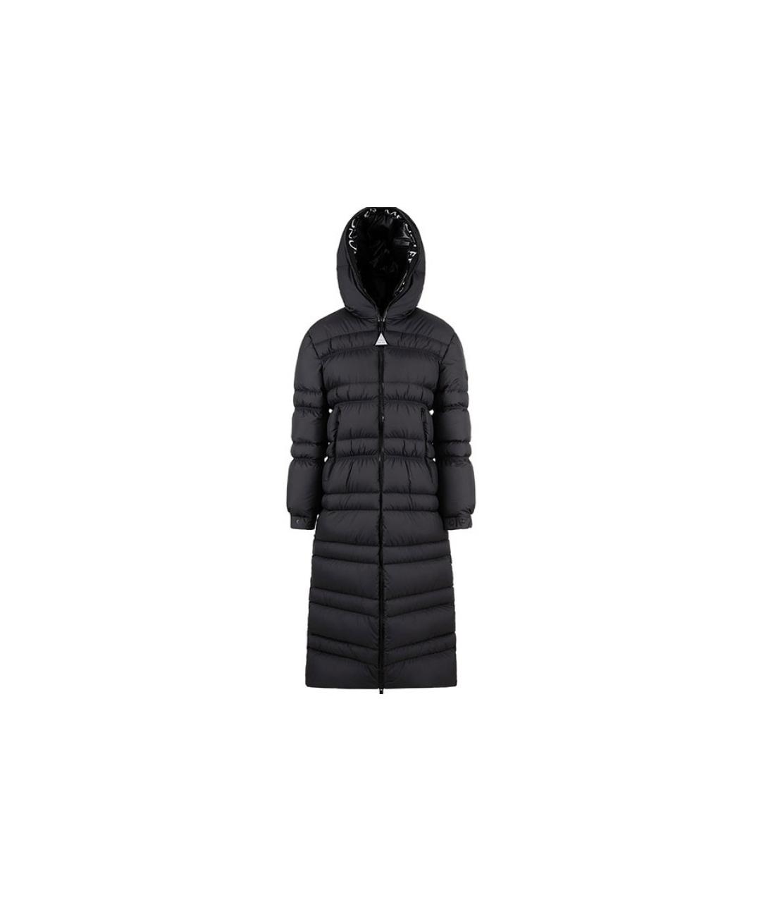 MONCLER Черный пуховик, фото 1
