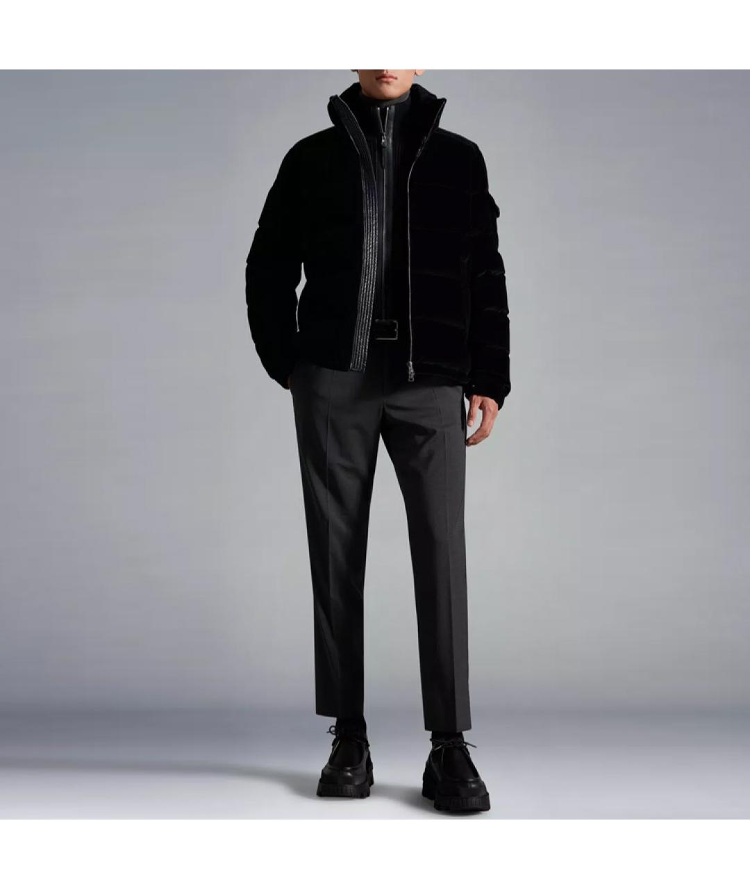 MONCLER Синий пуховик, фото 4