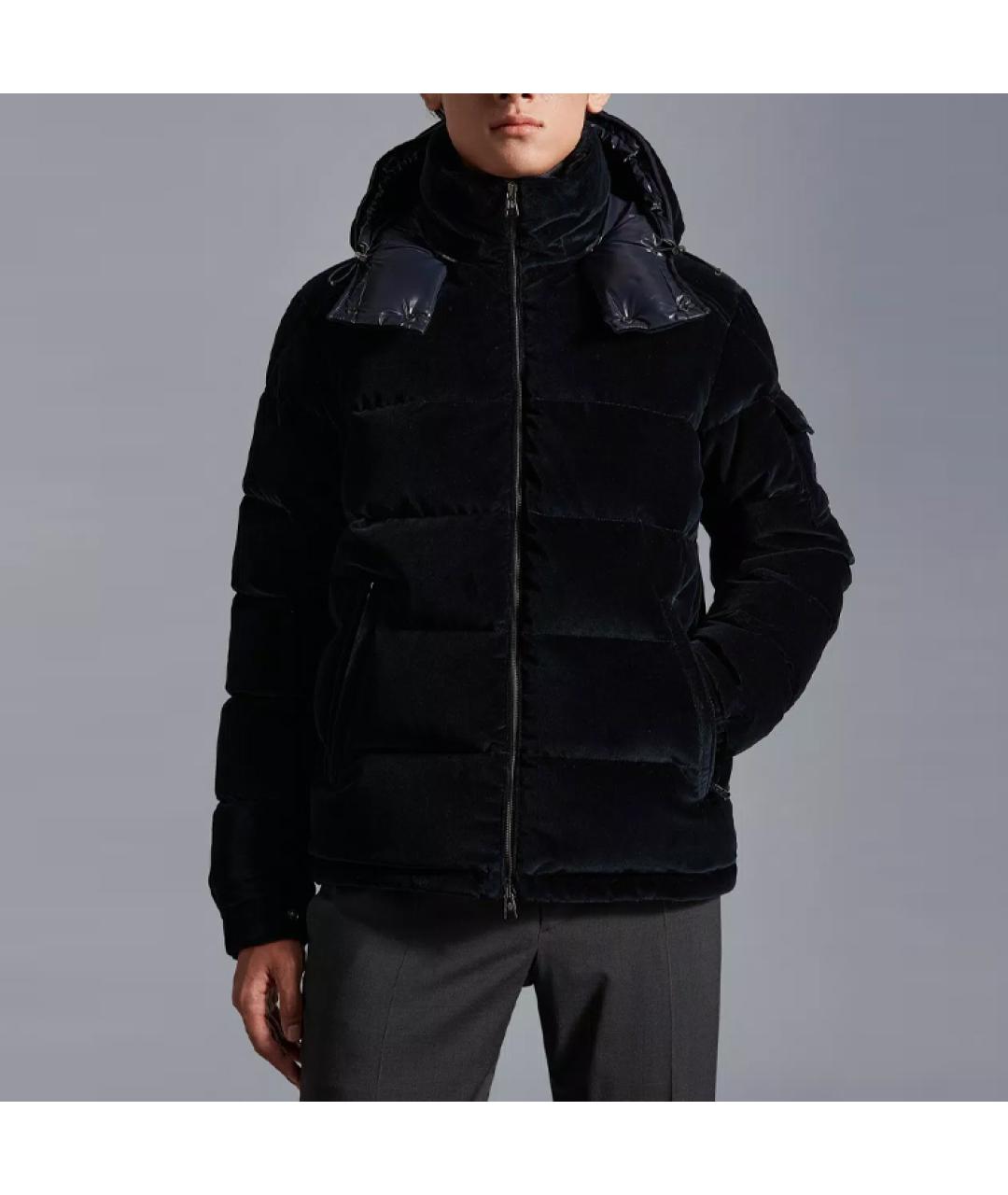 MONCLER Синий пуховик, фото 2