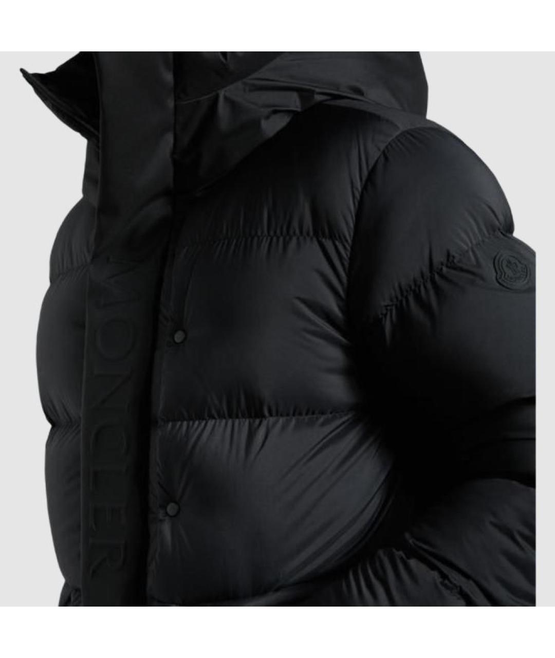MONCLER Черная полиамидовая куртка, фото 5