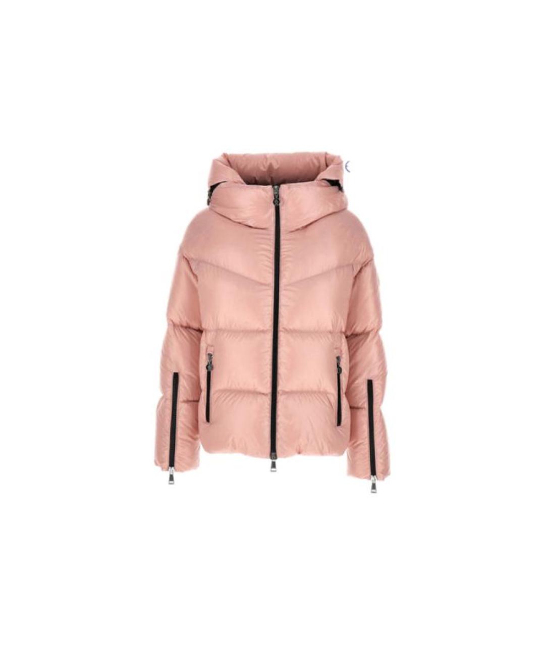 MONCLER Розовый пуховик, фото 1
