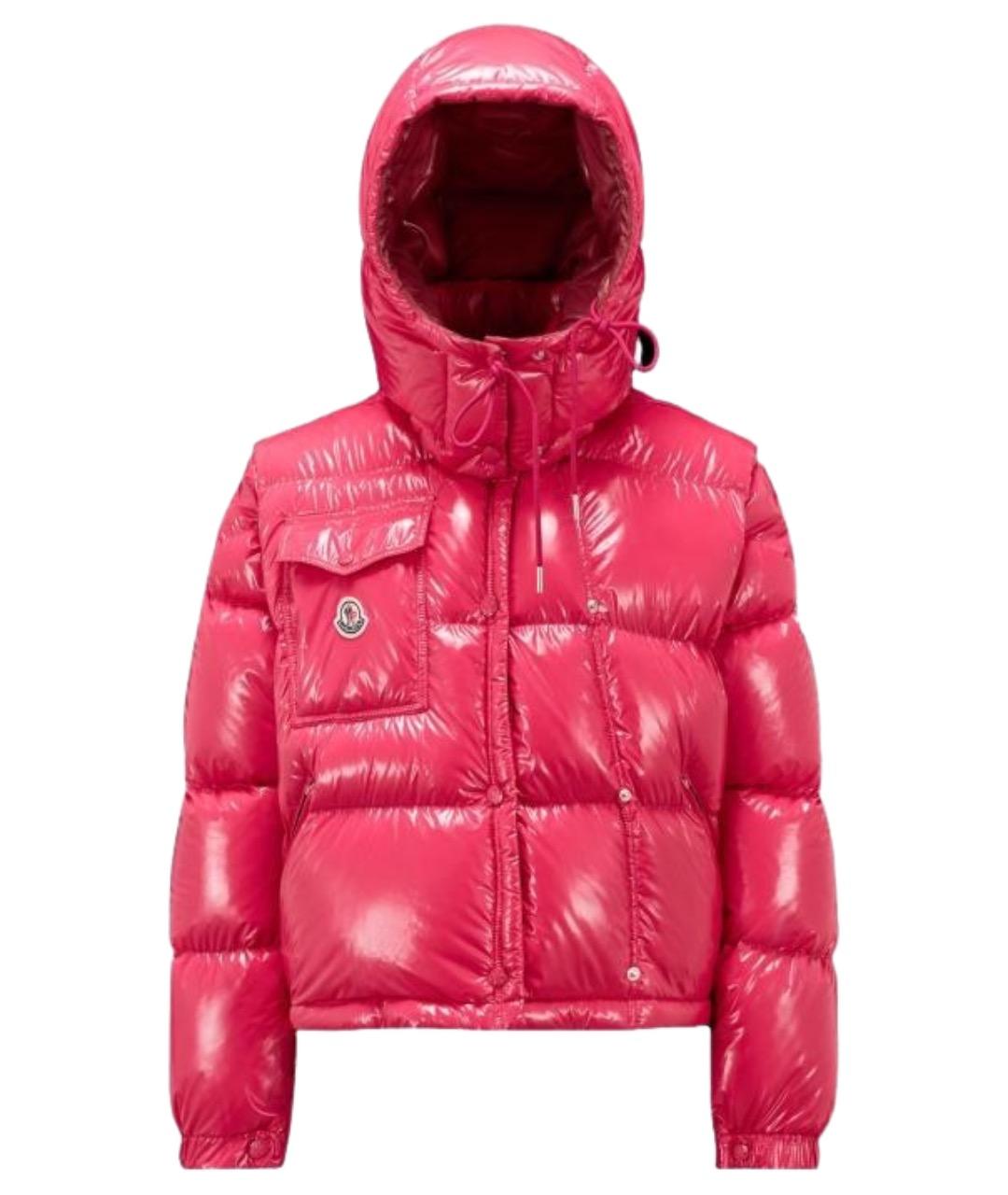 MONCLER Фуксия пуховик, фото 1