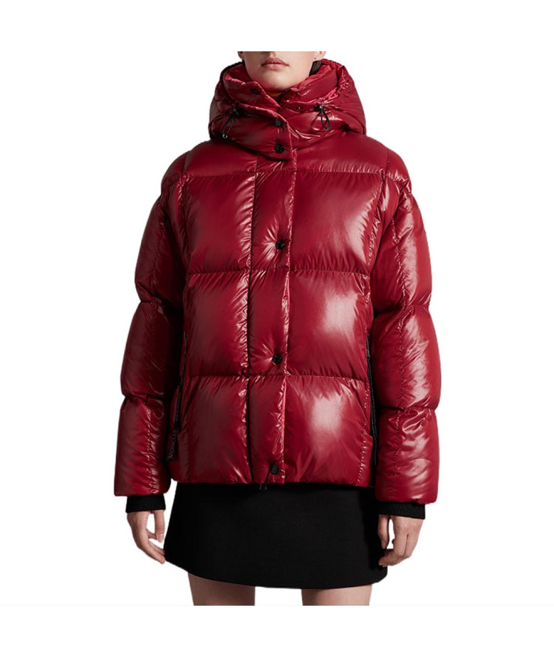 MONCLER Красный пуховик, фото 3