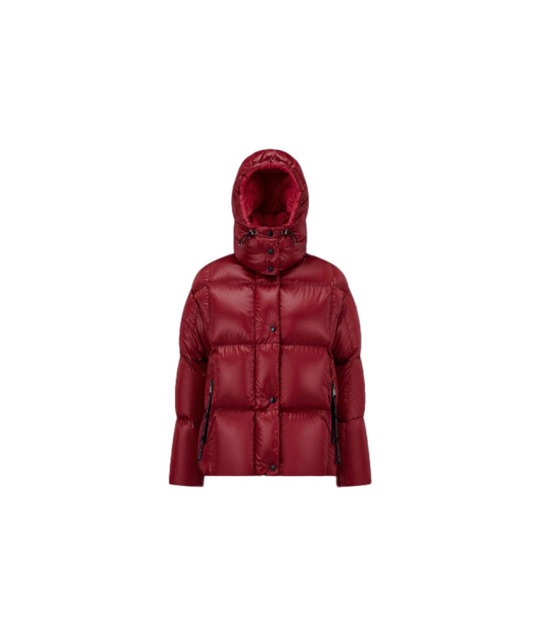 MONCLER Красный пуховик, фото 1