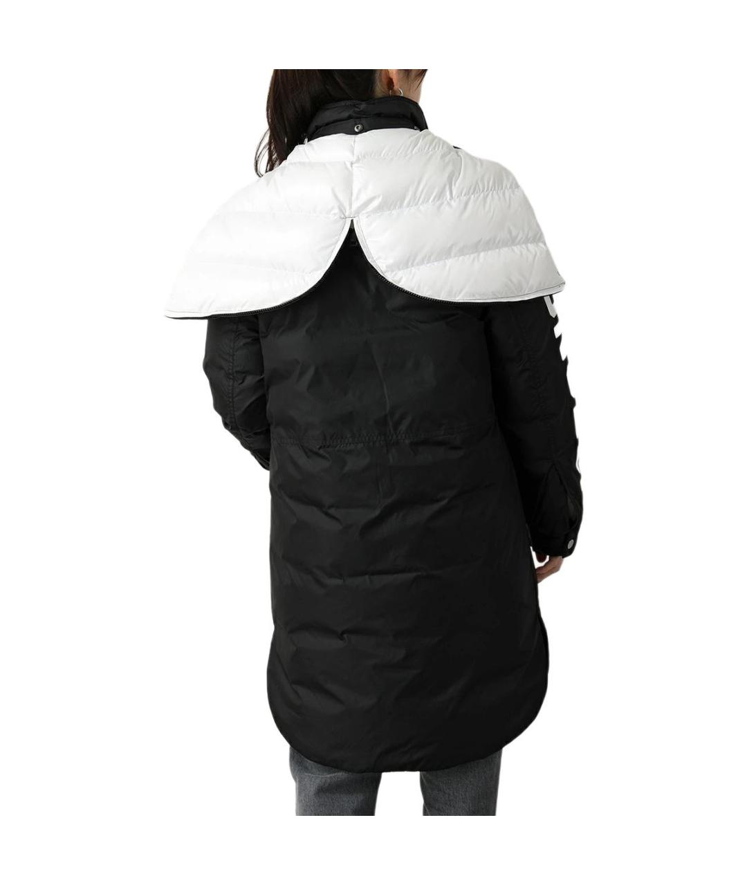 MONCLER Черный пуховик, фото 3