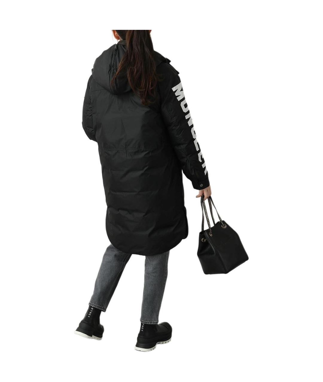 MONCLER Черный пуховик, фото 7