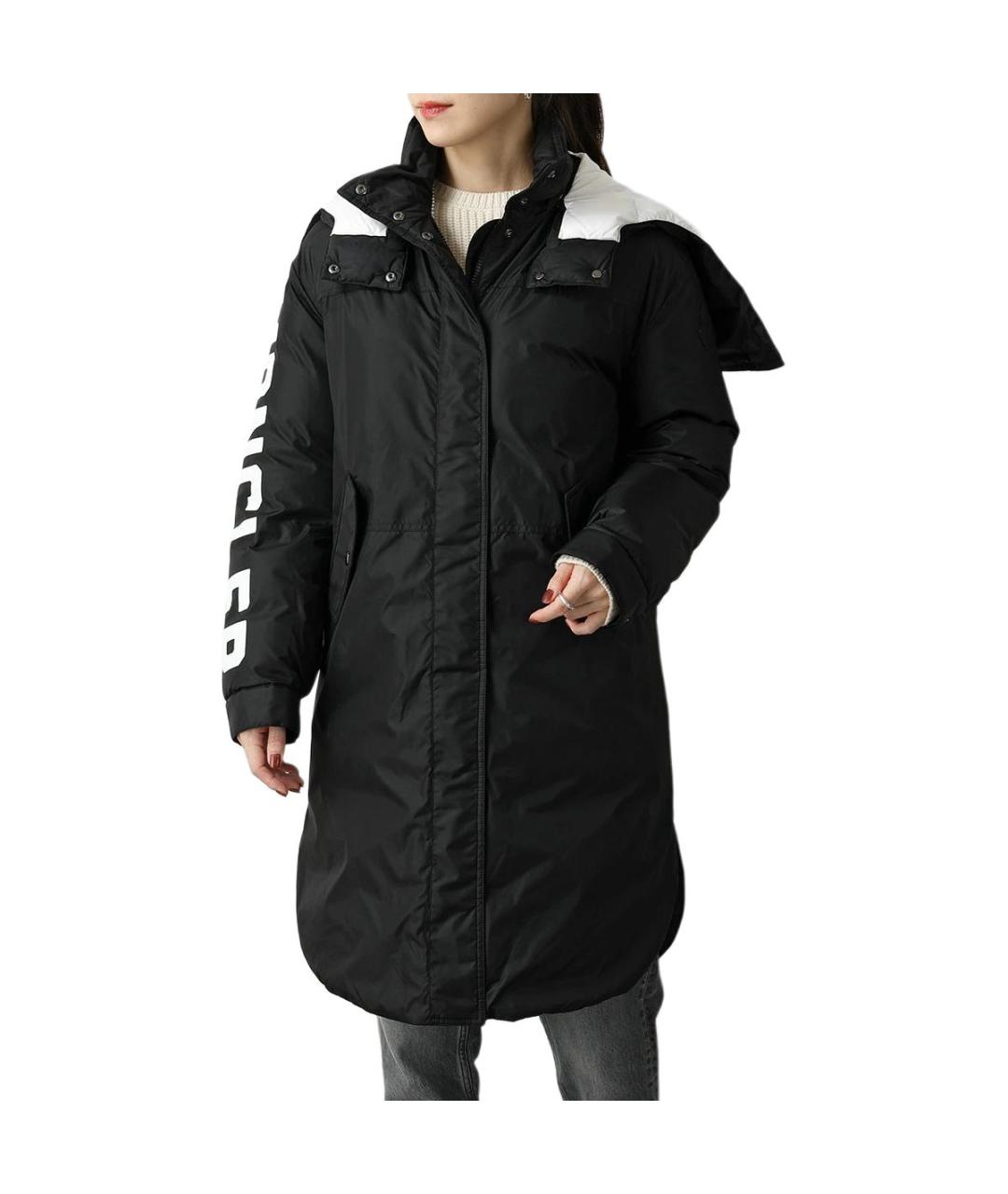 MONCLER Черный пуховик, фото 2