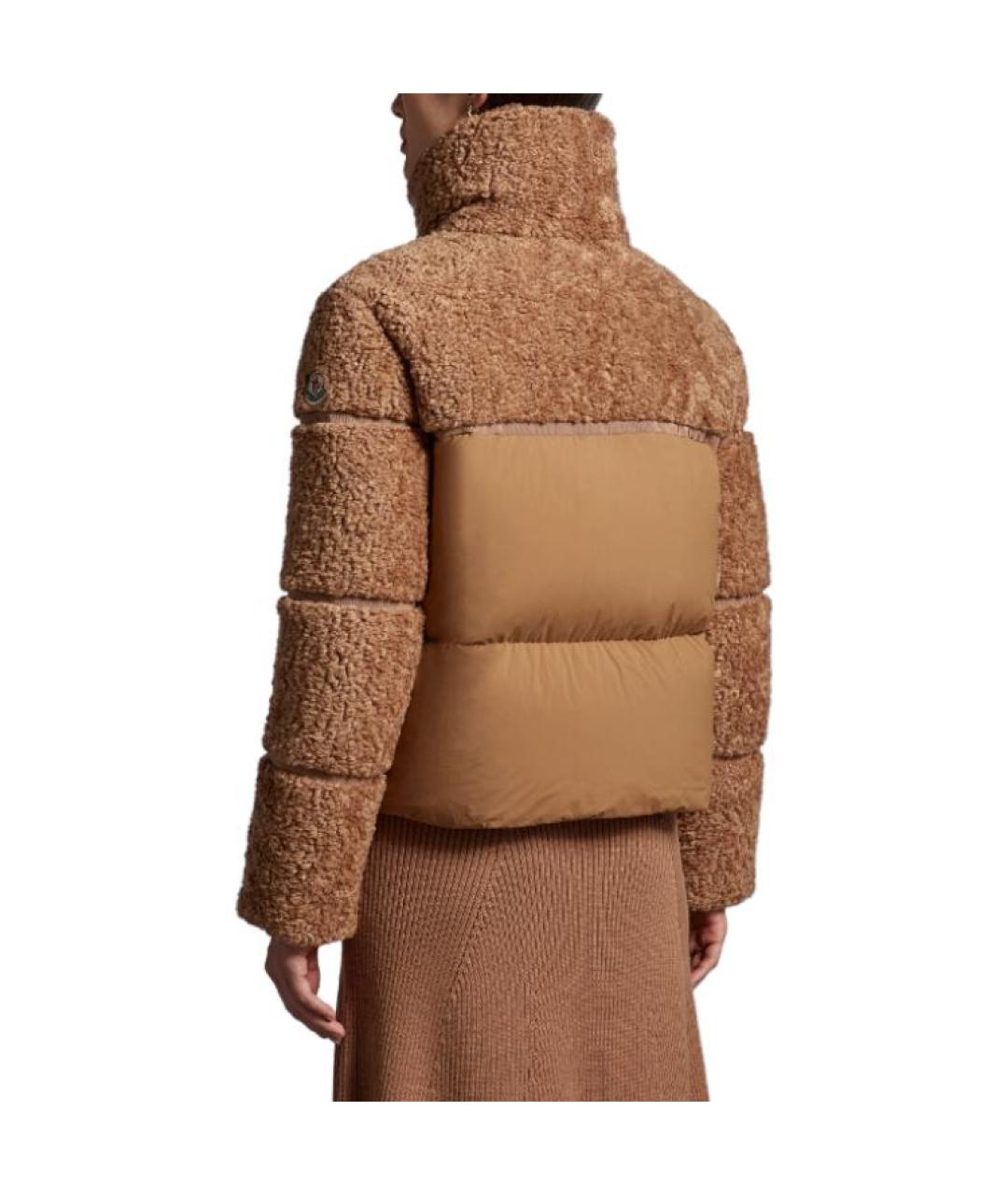 MONCLER Коричневая куртка, фото 4