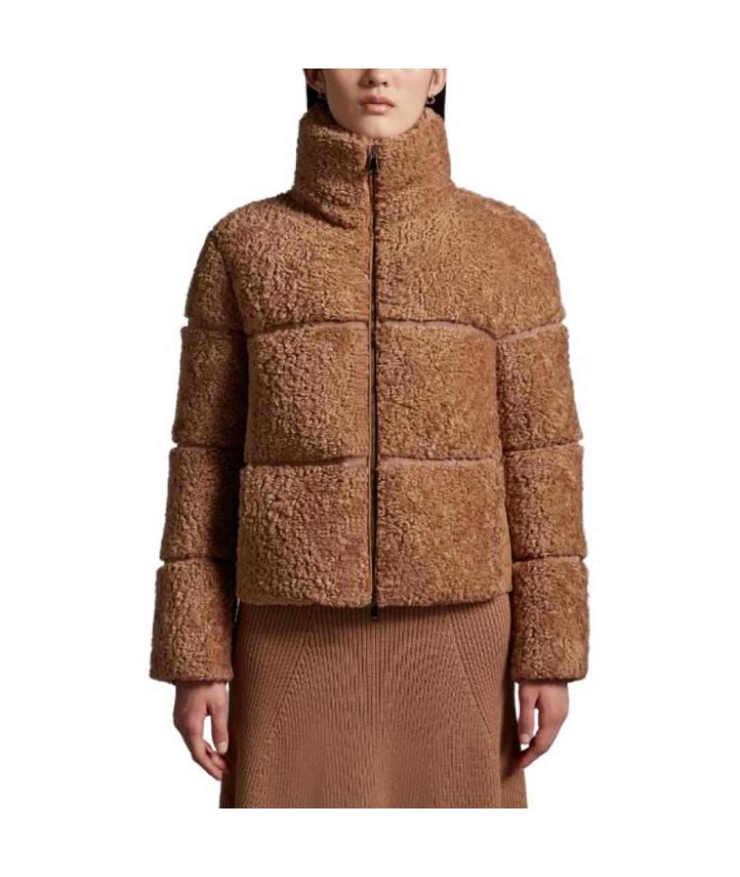 MONCLER Коричневая куртка, фото 3