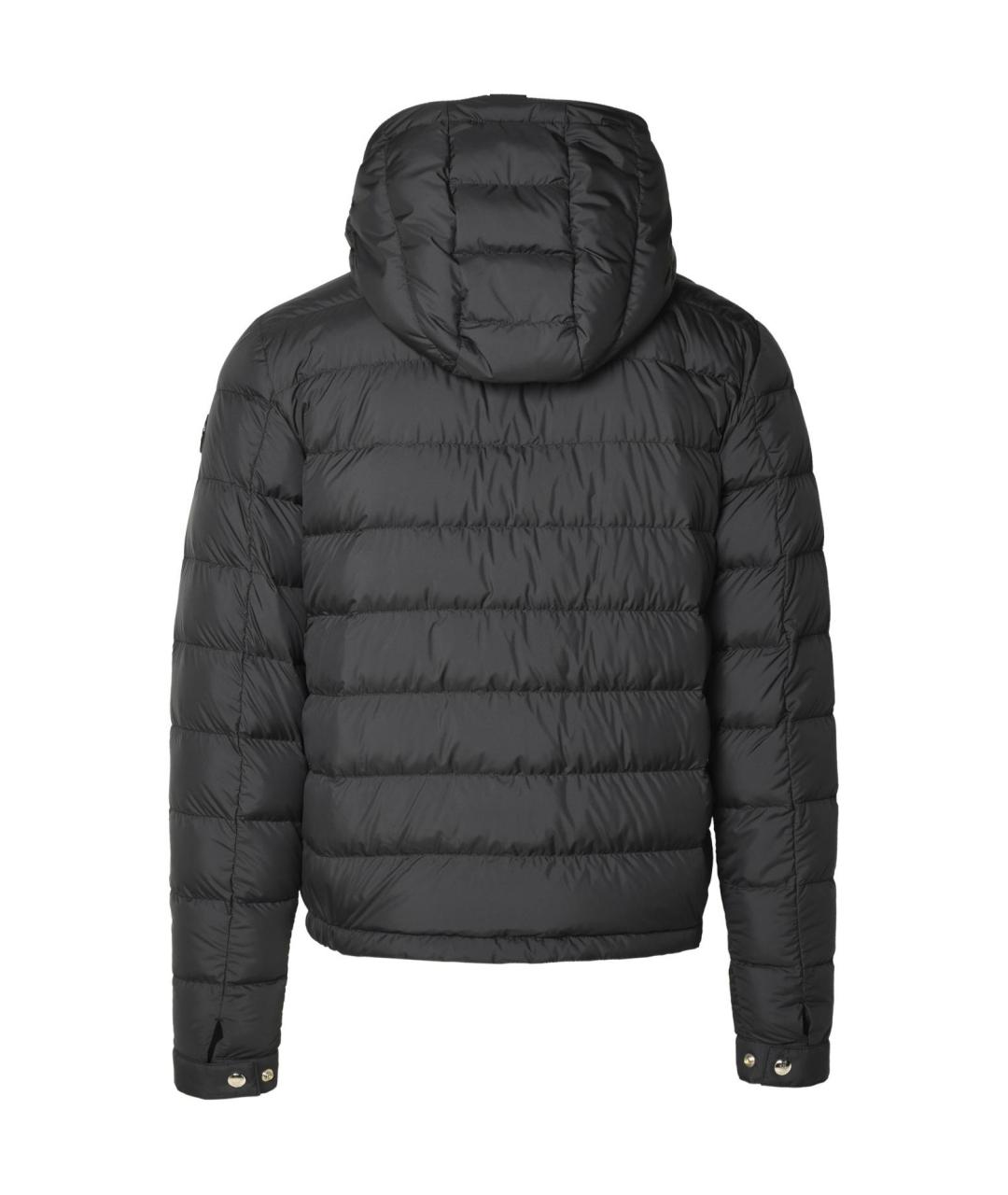 MONCLER Черная полиамидовая куртка, фото 2