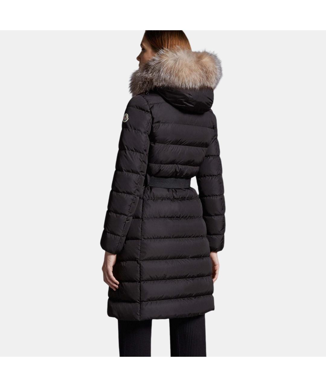 MONCLER Черный пуховик, фото 3