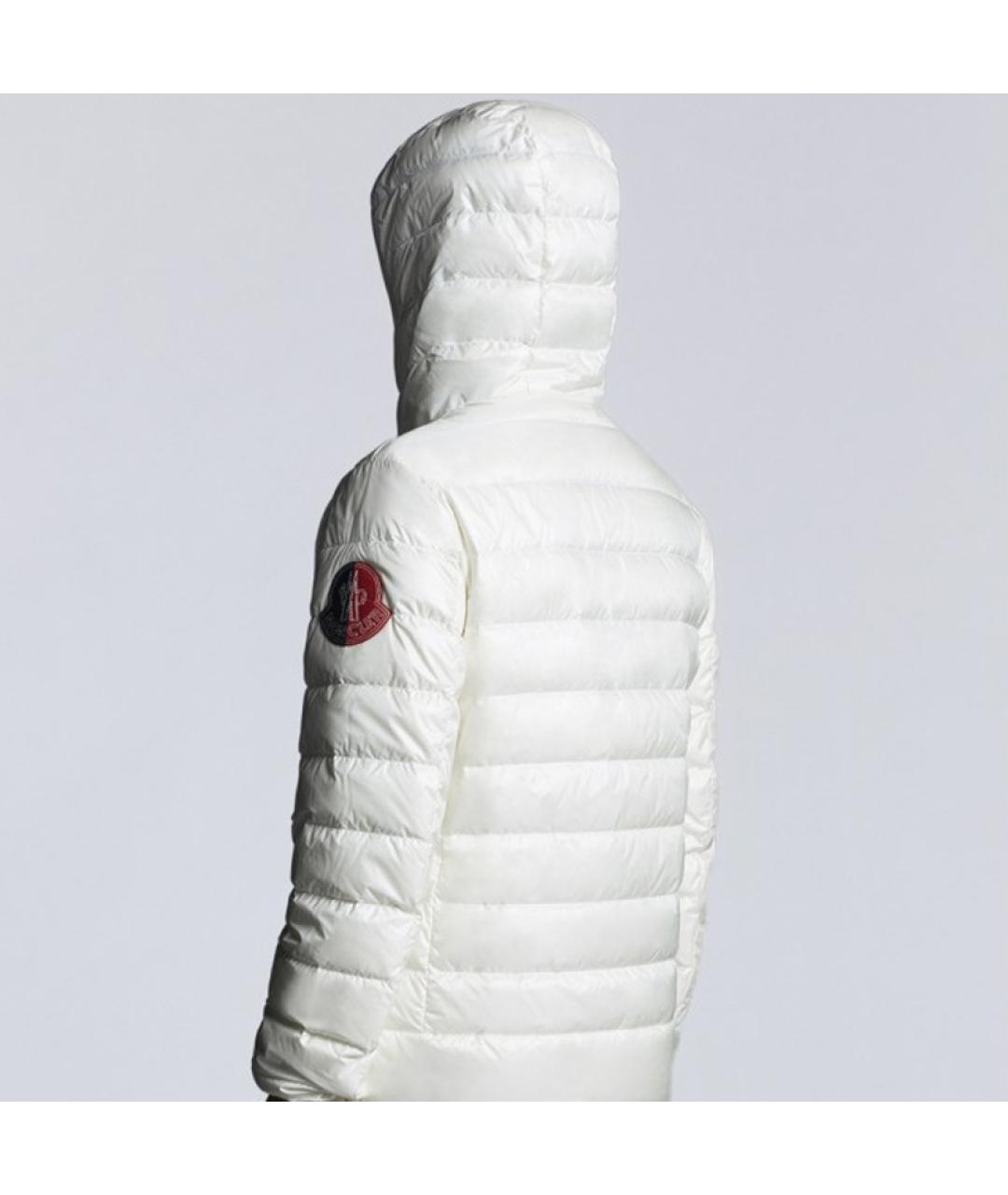 MONCLER Белый пуховик, фото 3