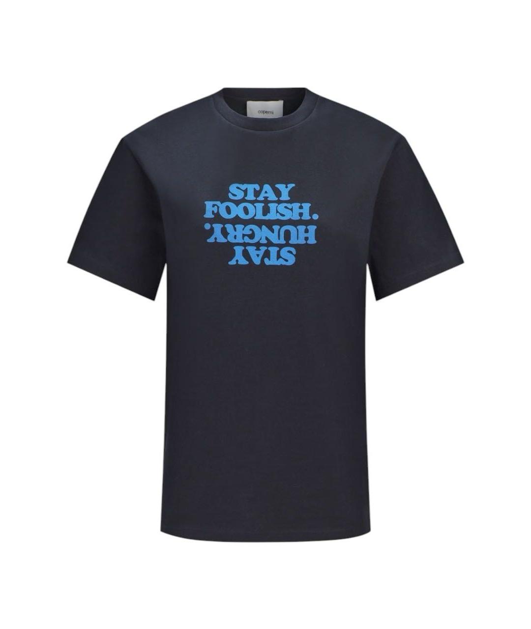 COPERNI Черная хлопковая футболка, фото 1