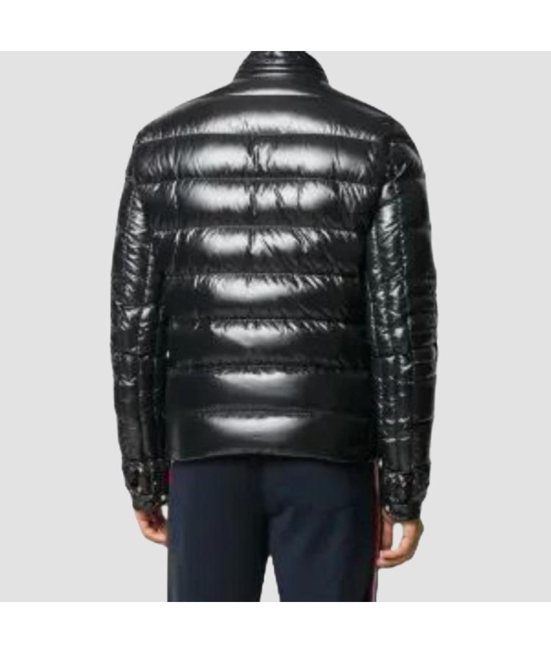 MONCLER Черный пуховик, фото 5
