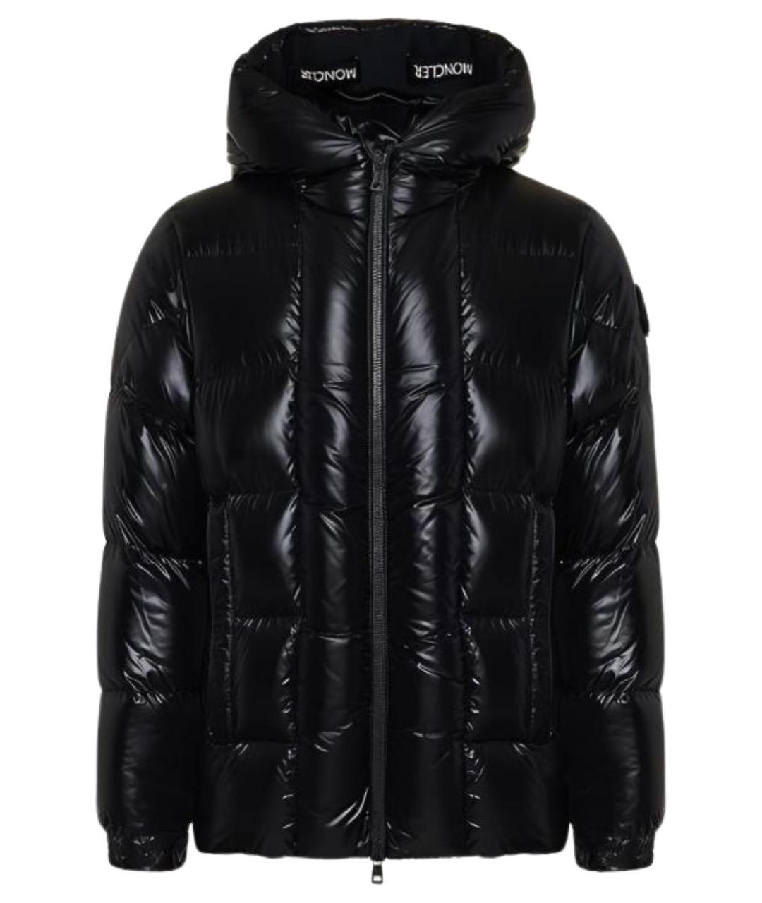 MONCLER Черная полиамидовая куртка, фото 1