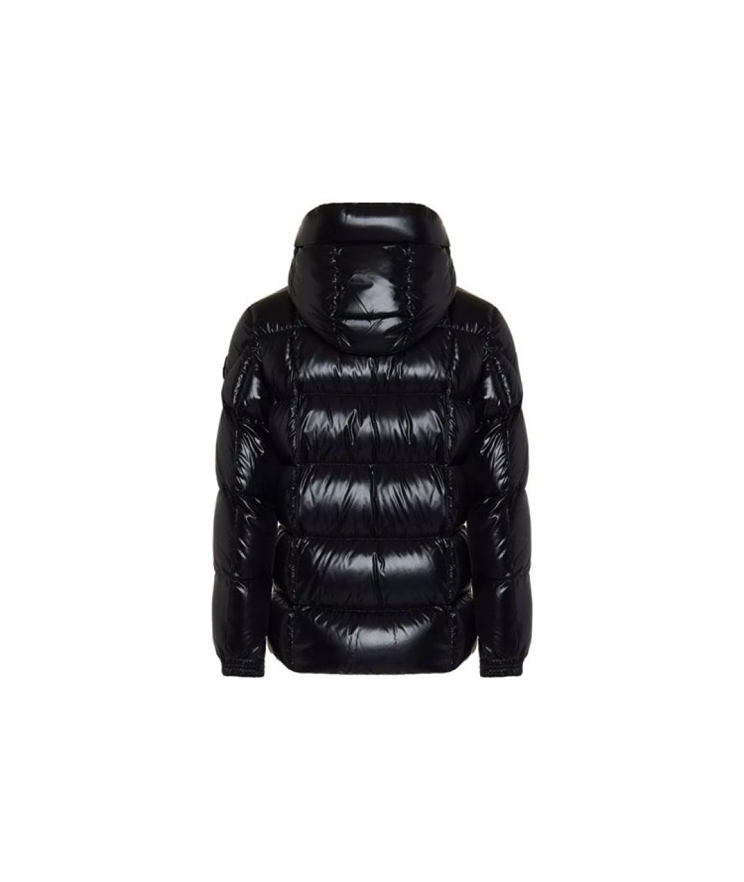 MONCLER Черная полиамидовая куртка, фото 2