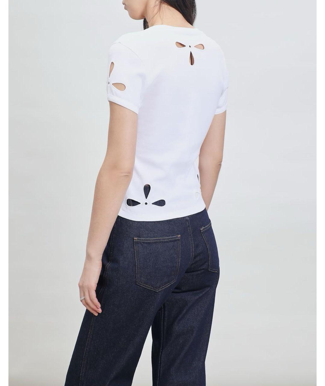 COPERNI Белая хлопковая футболка, фото 3