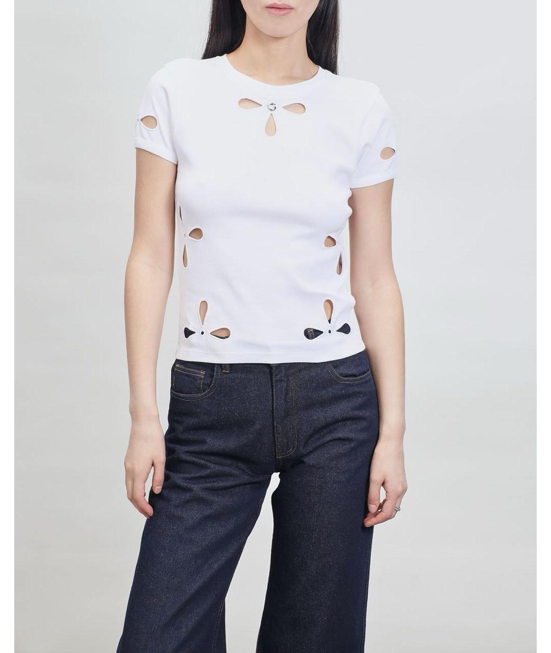 COPERNI Белая хлопковая футболка, фото 2