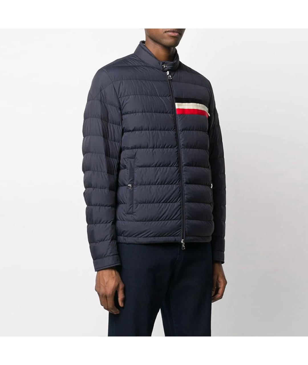 MONCLER Синий пуховик, фото 3