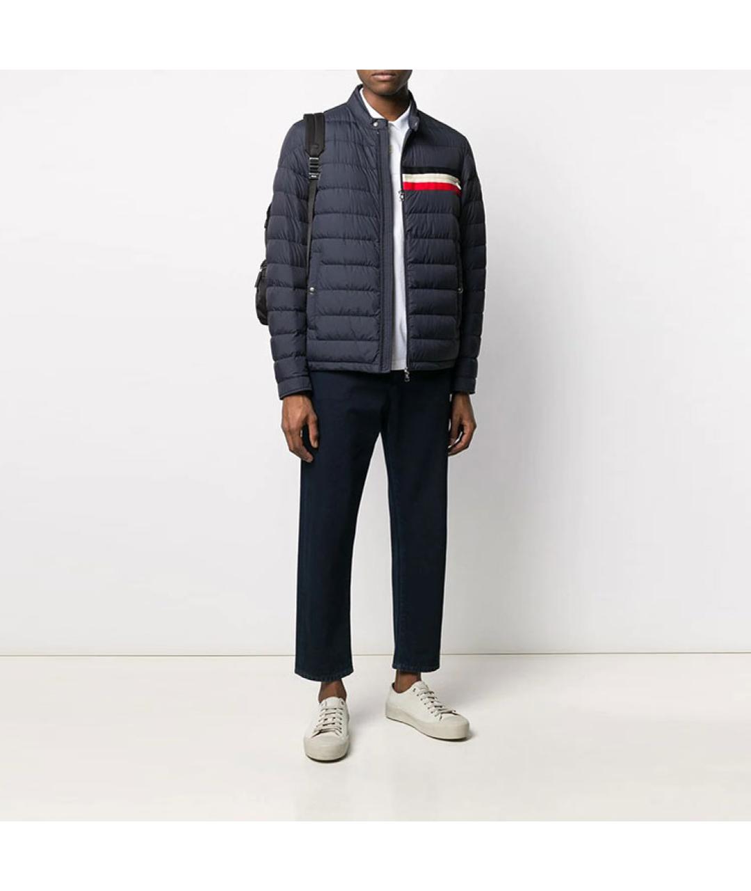 MONCLER Синий пуховик, фото 2