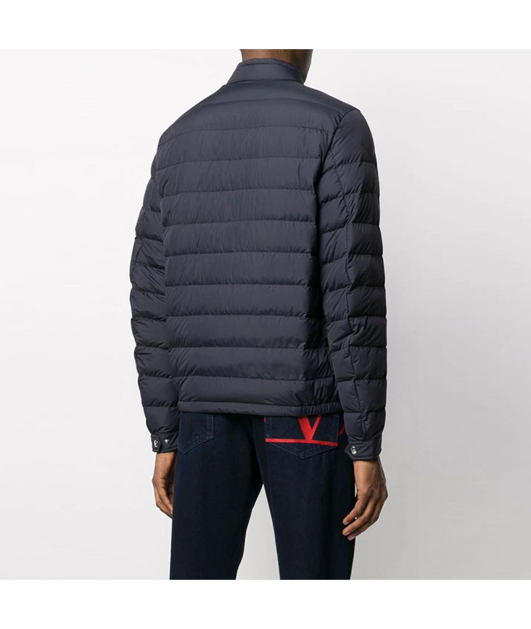 MONCLER Синий пуховик, фото 4