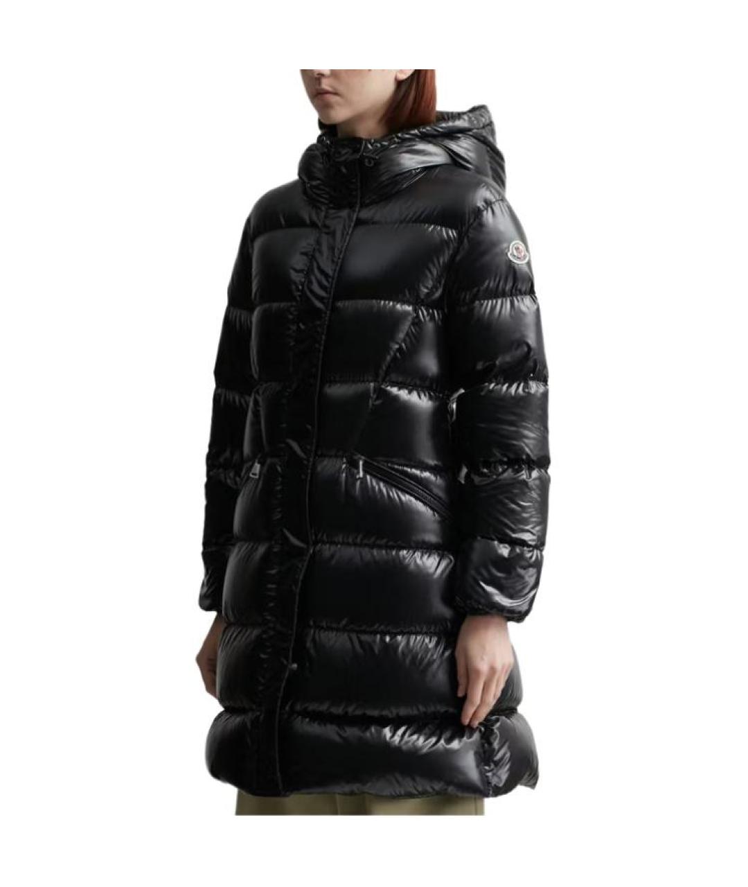 MONCLER Черный пуховик, фото 5