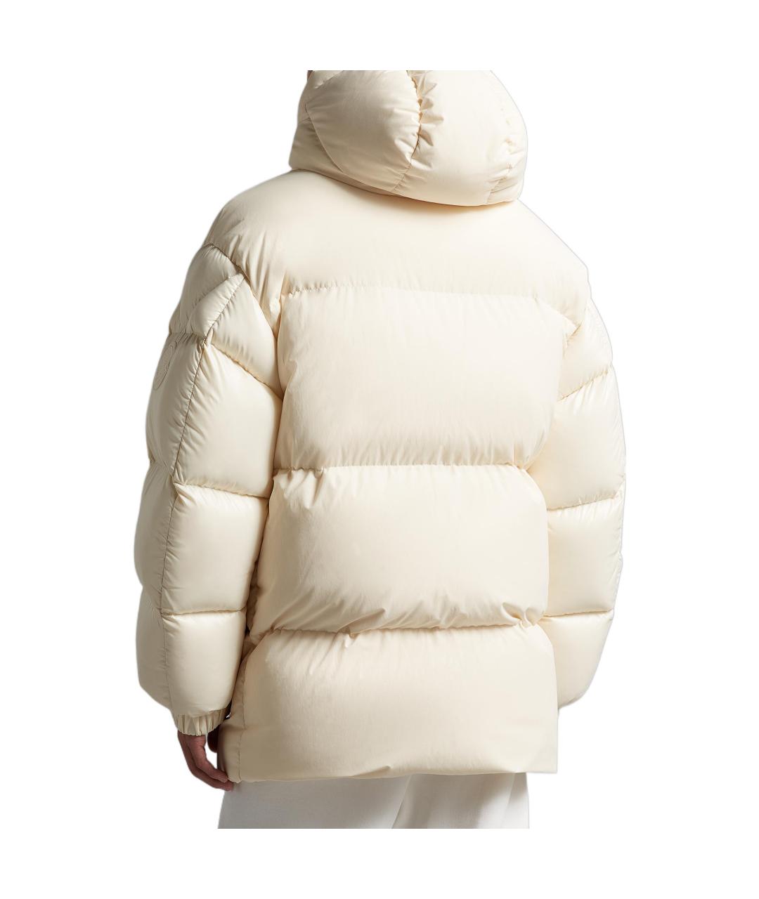MONCLER Бежевый пуховик, фото 2