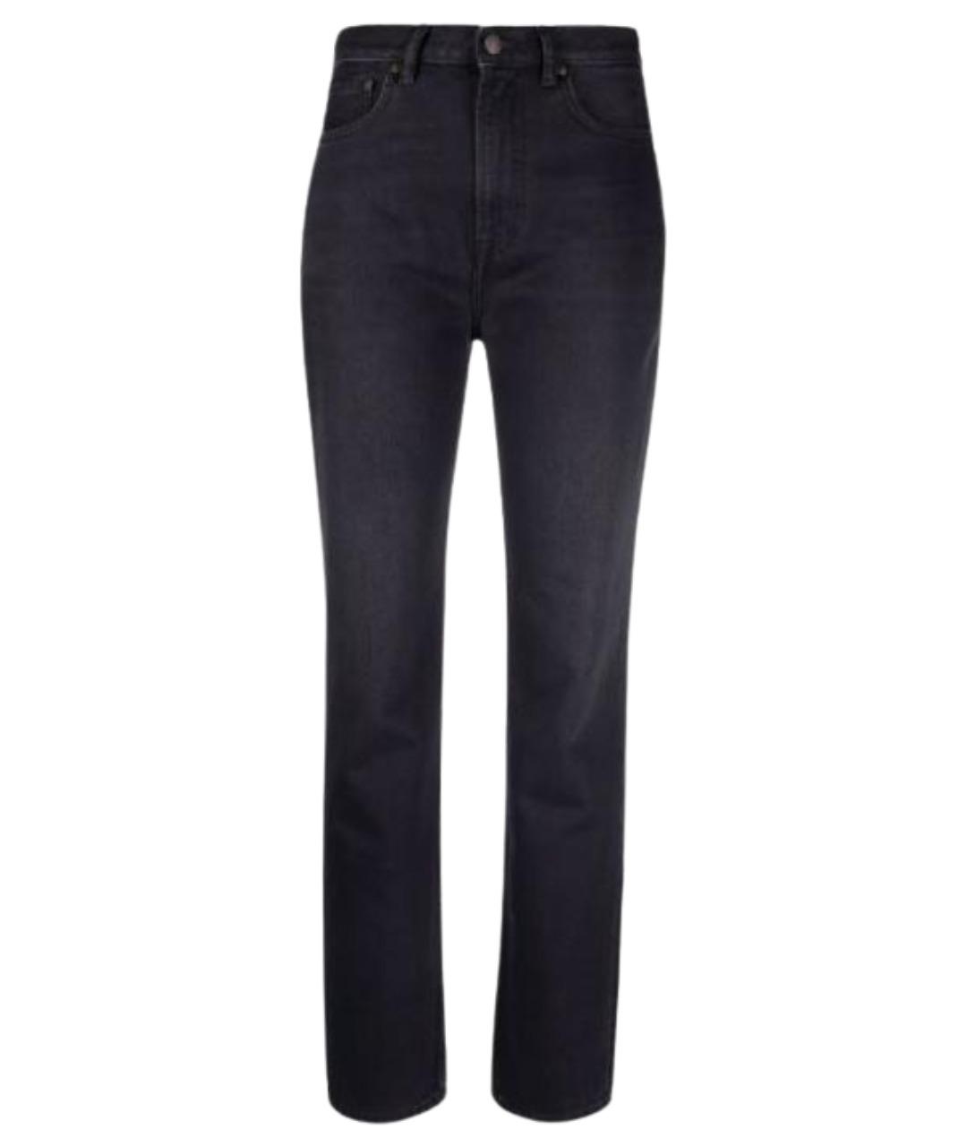 ACNE STUDIOS Черные прямые джинсы, фото 1