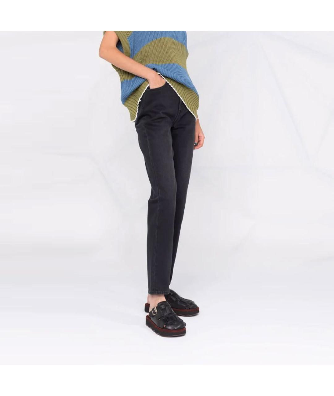 ACNE STUDIOS Черные прямые джинсы, фото 5