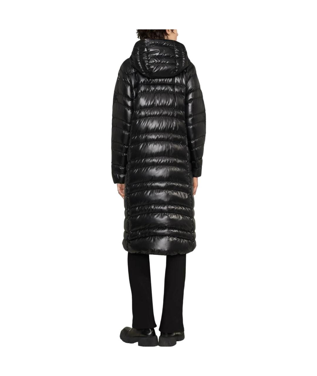 MONCLER Черный пуховик, фото 3