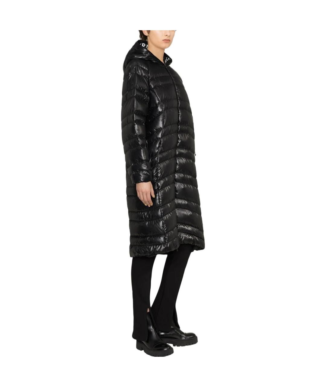 MONCLER Черный пуховик, фото 4