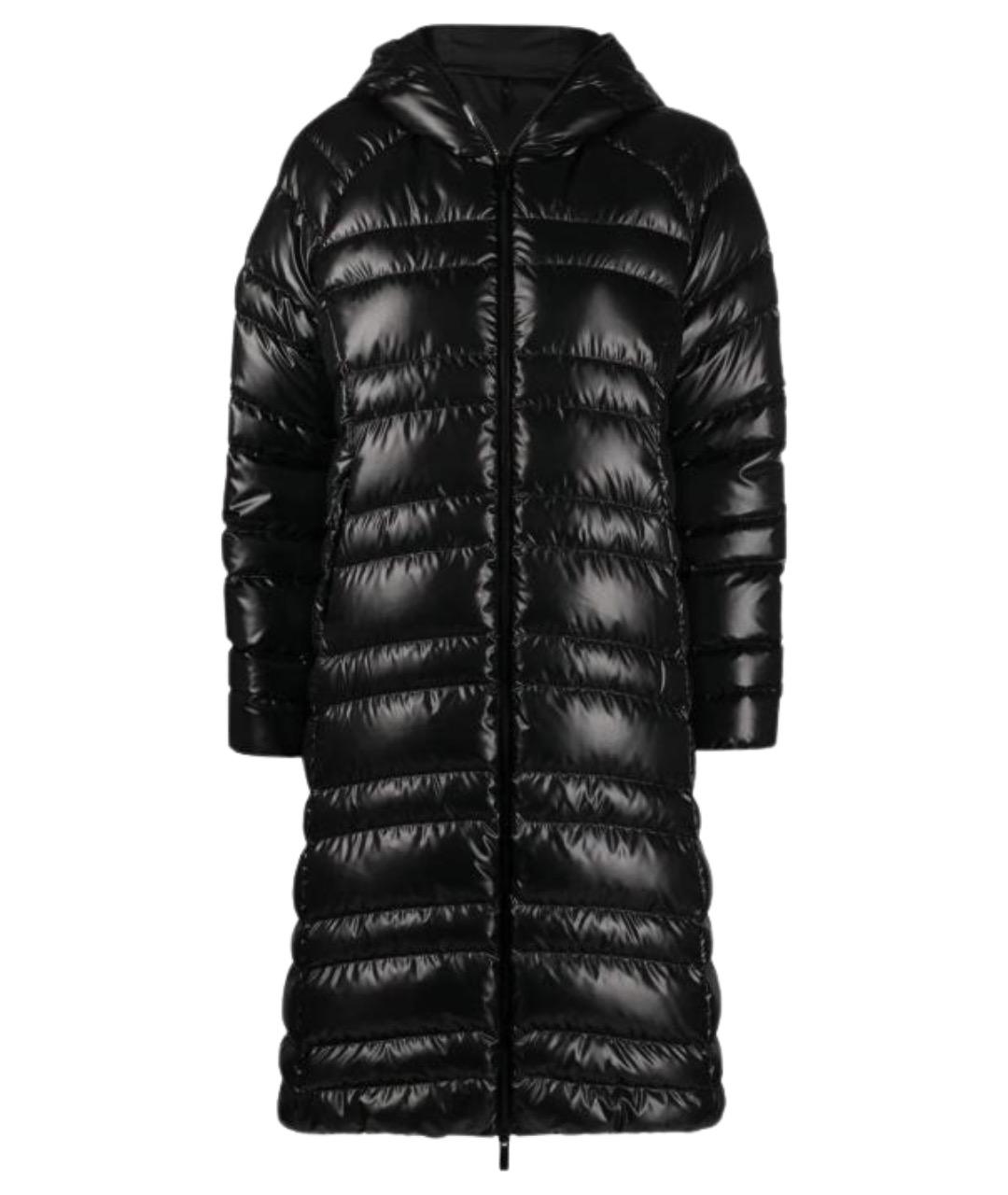 MONCLER Черный пуховик, фото 1